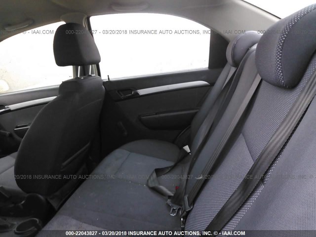 KL1TD5DE5BB233391 - 2011 CHEVROLET AVEO LS/LT 白色 照片 8