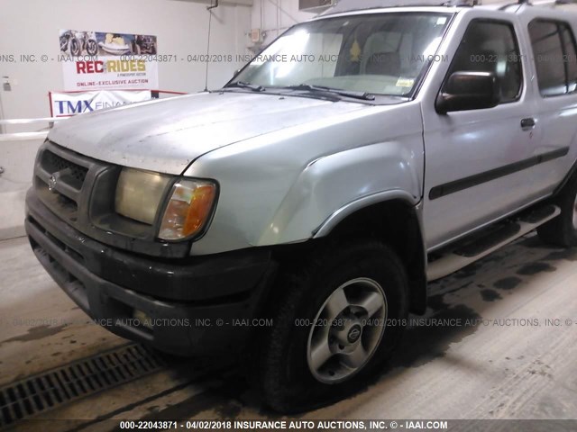 5N1ED28T31C513629 - 2001 NISSAN XTERRA XE/SE SILVER photo 6