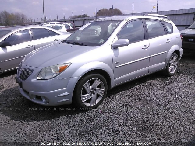 5Y2SL63845Z425261 - 2005 PONTIAC VIBE SILVER photo 2