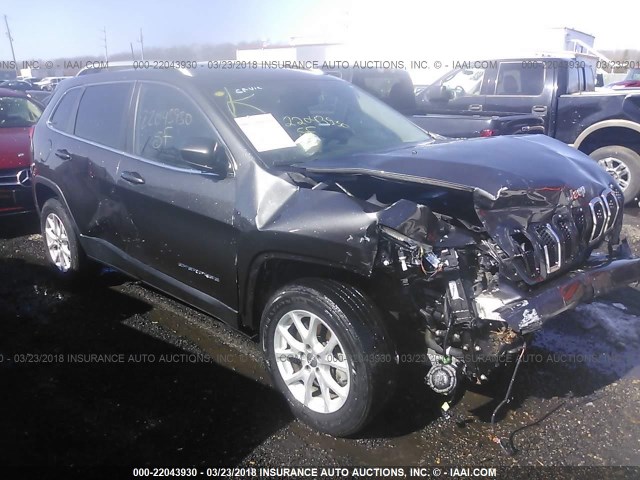 1C4PJMCS1GW366542 - 2016 JEEP CHEROKEE LATITUDE GRAY photo 1