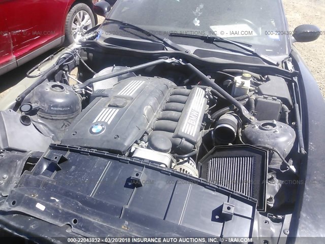 4USBU33508LW75289 - 2008 BMW Z4 3.0 BLACK photo 10