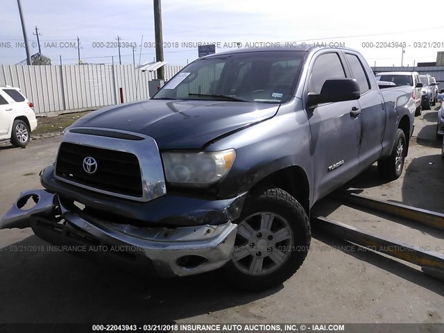 5TFRU54138X014196 - 2008 TOYOTA TUNDRA DOUBLE CAB/DOUBLE CAB SR5 BLUE photo 2