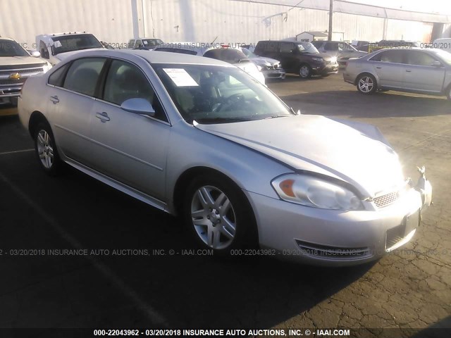 2G1WB5E37G1105131 - 2016 CHEVROLET IMPALA LIMITED LT SILVER photo 1