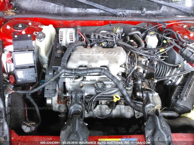 2G1WW12E859287777 - 2005 CHEVROLET MONTE CARLO LS RED photo 10