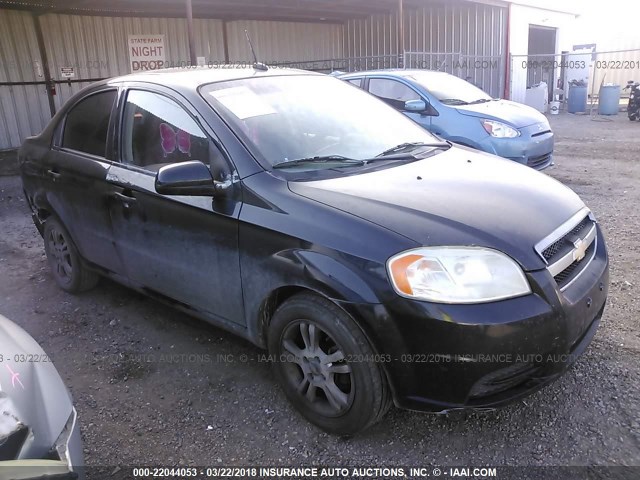 KL1TD5DE0AB122925 - 2010 CHEVROLET AVEO LS/LT 黑色 照片 1