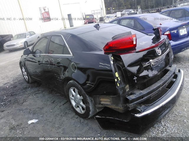 1G6DF577890130463 - 2009 CADILLAC CTS BLACK photo 3