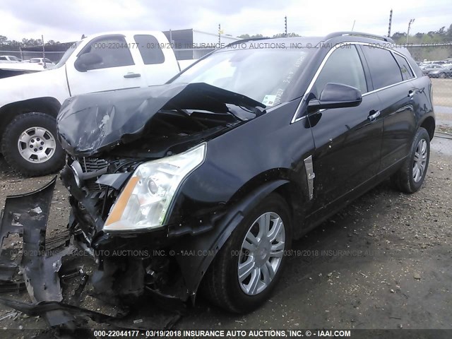 3GYFNGE32CS645201 - 2012 CADILLAC SRX BLACK photo 2