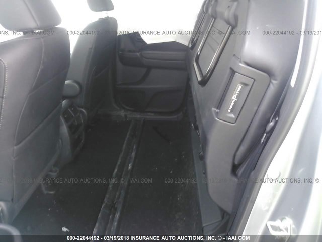 5FPYK3F78HB026966 - 2017 HONDA RIDGELINE RTL SILVER photo 8