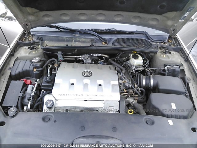 1G6KE57Y23U158455 - 2003 CADILLAC DEVILLE DHS TAN photo 10