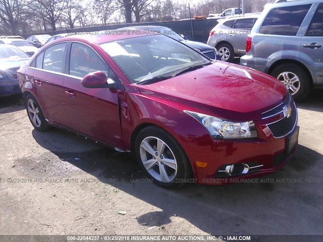 1G1PG5SC1C7277713 - 2012 CHEVROLET CRUZE LT RED photo 1