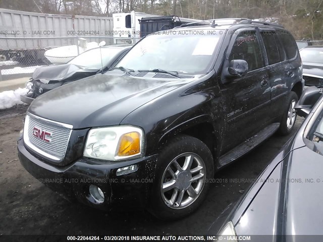 1GKET63M862161681 - 2006 GMC ENVOY DENALI BLACK photo 2