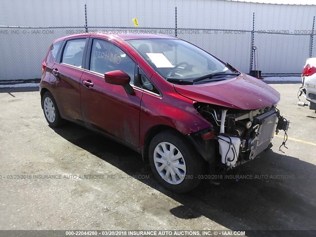 3N1CE2CP9GL396545 - 2016 NISSAN VERSA NOTE S/S PLUS/SV/SL/SR RED photo 1