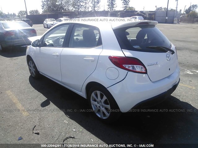 JM1DE1HZ5B0120875 - 2011 MAZDA MAZDA2 WHITE photo 3