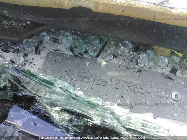 3LNHM26T27R654105 - 2007 LINCOLN MKZ SILVER photo 9