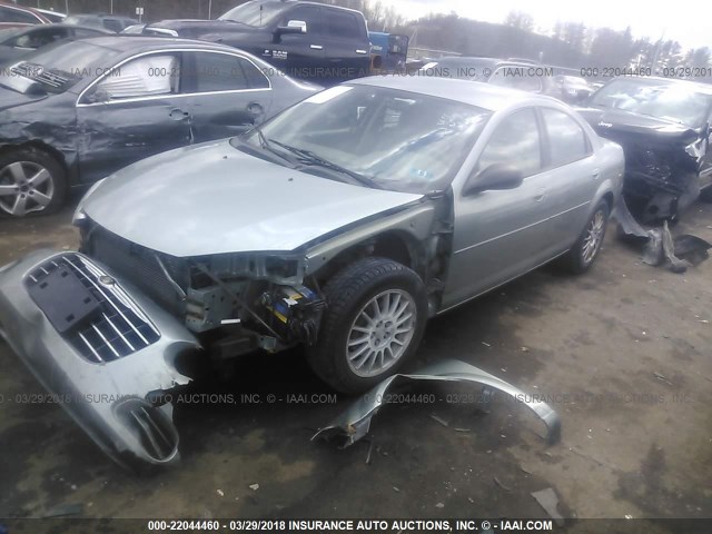 1C3EL56R96N101148 - 2006 CHRYSLER SEBRING TOURING SILVER photo 2