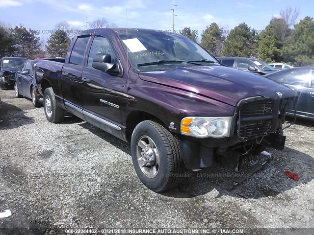 3D7KR28C25G724953 - 2005 DODGE RAM 2500 ST/SLT 勃艮第红 照片 1