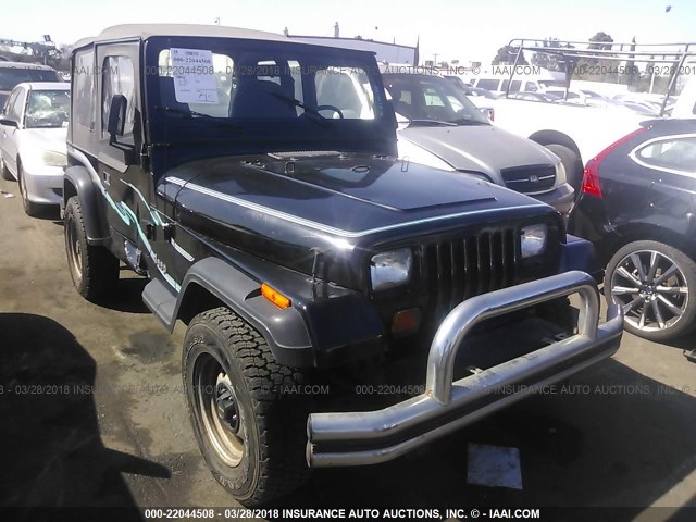 2J4FY29S4NJ533588 - 1992 JEEP WRANGLER / YJ  BLACK photo 1