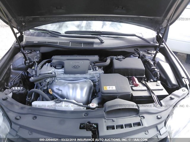 4T1BF1FK3HU785085 - 2017 TOYOTA CAMRY LE/XLE/SE/XSE GRAY photo 10