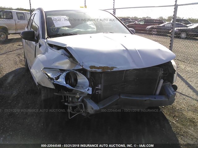 1B3CB4HA4AD663420 - 2010 DODGE CALIBER SXT SILVER photo 6