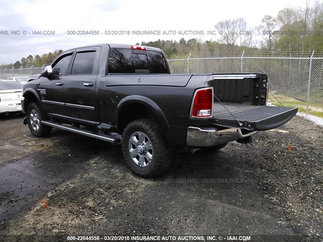 3C6UR5GJ8EG191390 - 2014 RAM 2500 LONGHORN GRAY photo 3