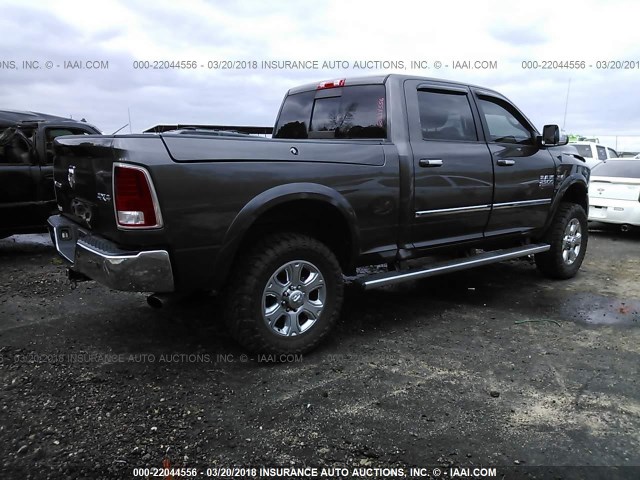 3C6UR5GJ8EG191390 - 2014 RAM 2500 LONGHORN GRAY photo 4