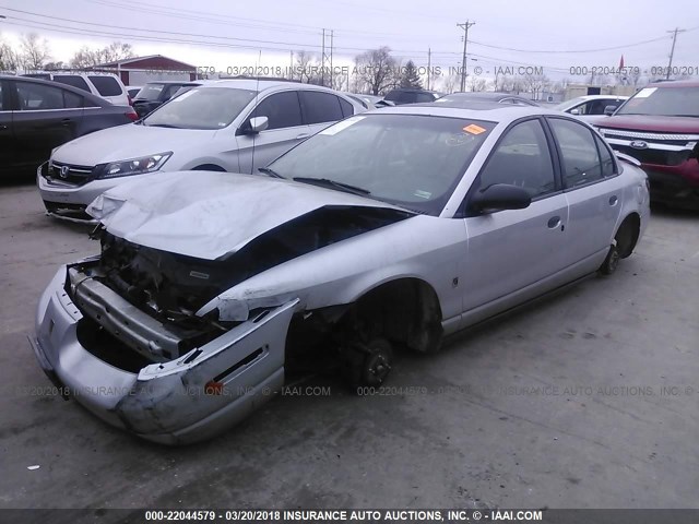 1G8ZF52882Z259608 - 2002 SATURN SL GRAY photo 2