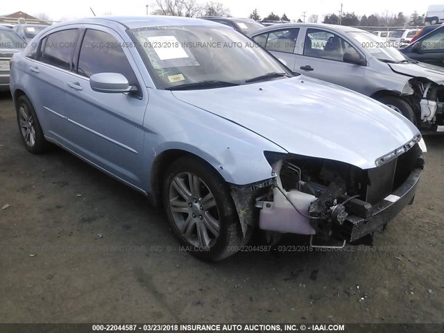 1C3CCBBB3DN656222 - 2013 CHRYSLER 200 TOURING BLUE photo 1