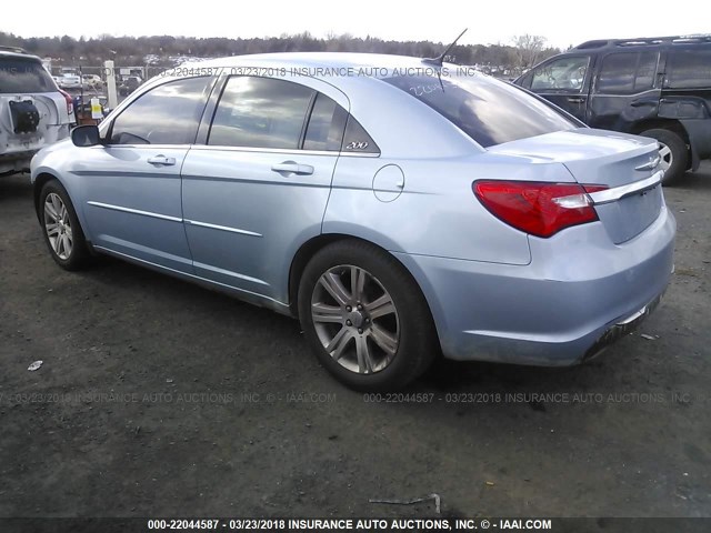 1C3CCBBB3DN656222 - 2013 CHRYSLER 200 TOURING BLUE photo 3