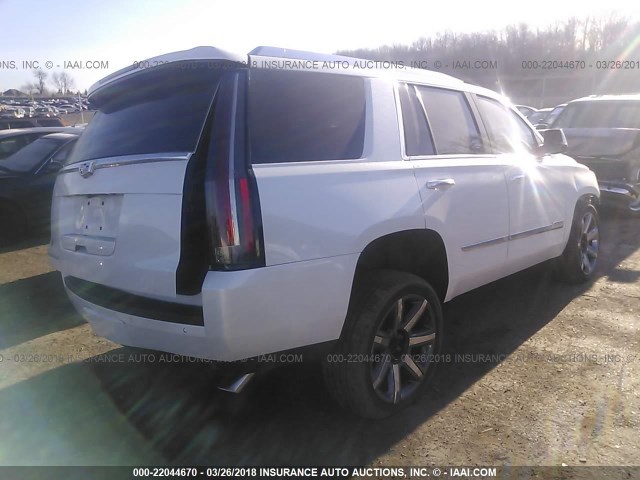 1GYS4CKJ6GR202670 - 2016 CADILLAC ESCALADE PREMIUM WHITE photo 4