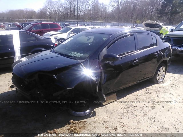 3N1AB61E78L743543 - 2008 NISSAN SENTRA 2.0/2.0S/2.0SL BLACK photo 2