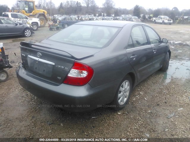 4T1BF32K84U589686 - 2004 TOYOTA CAMRY LE/XLE/SE ნაცრისფერი ფოტო 4