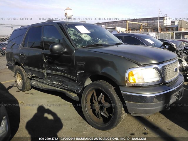 1FMFU16L31LA61988 - 2001 FORD EXPEDITION XLT Yaşıl foto 1