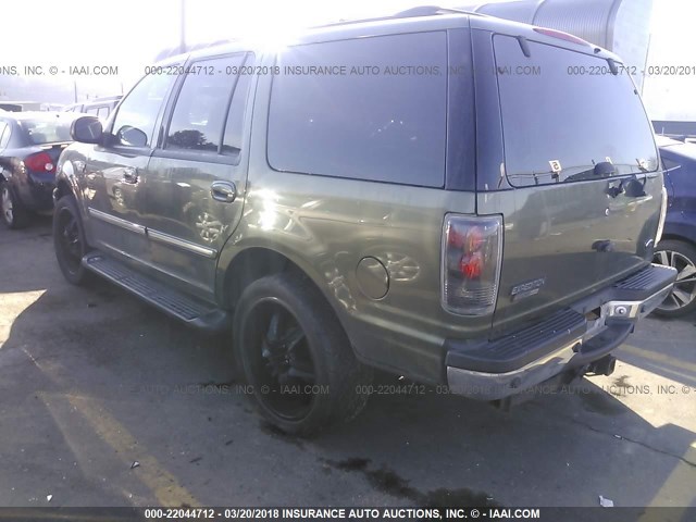 1FMFU16L31LA61988 - 2001 FORD EXPEDITION XLT Yaşıl foto 3