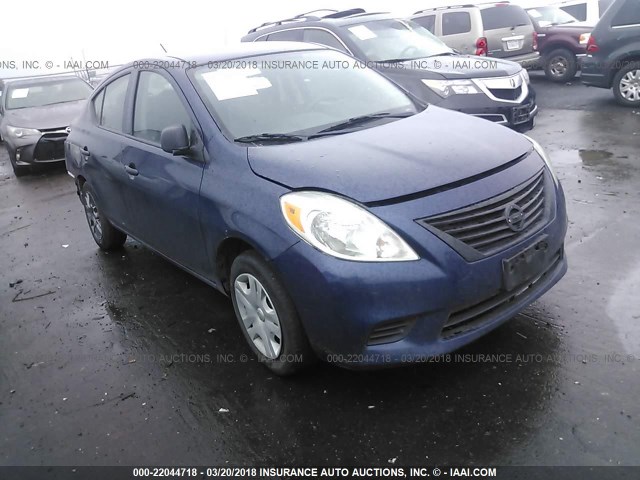 3N1CN7AP2DL886711 - 2013 NISSAN VERSA S/S PLUS/SV/SL BLUE photo 1