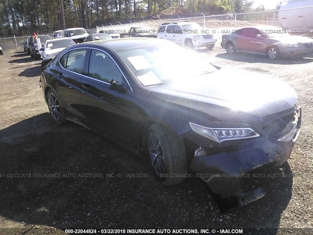 19UUB2F53FA001223 - 2015 ACURA TLX TECH أسود صورة 1