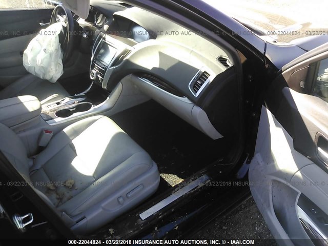 19UUB2F53FA001223 - 2015 ACURA TLX TECH أسود صورة 5