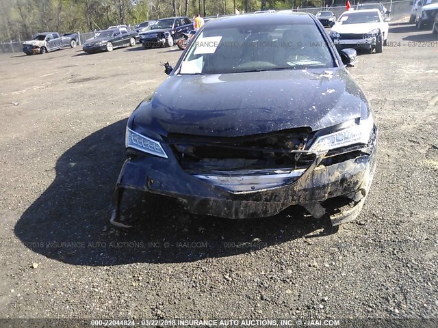 19UUB2F53FA001223 - 2015 ACURA TLX TECH أسود صورة 6