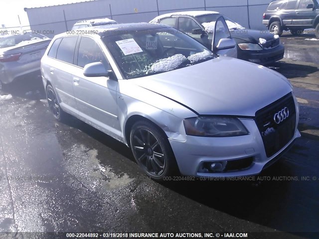 WAUMFAFM3AA033499 - 2010 AUDI A3 PREMIUM PLUS SILVER photo 1