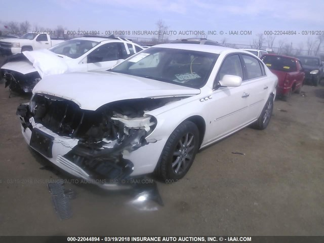 1G4HD57207U110654 - 2007 BUICK LUCERNE CXL WHITE photo 2