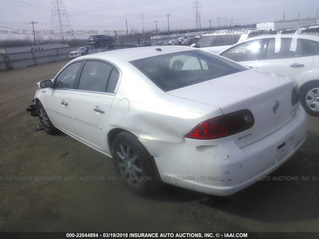 1G4HD57207U110654 - 2007 BUICK LUCERNE CXL WHITE photo 3