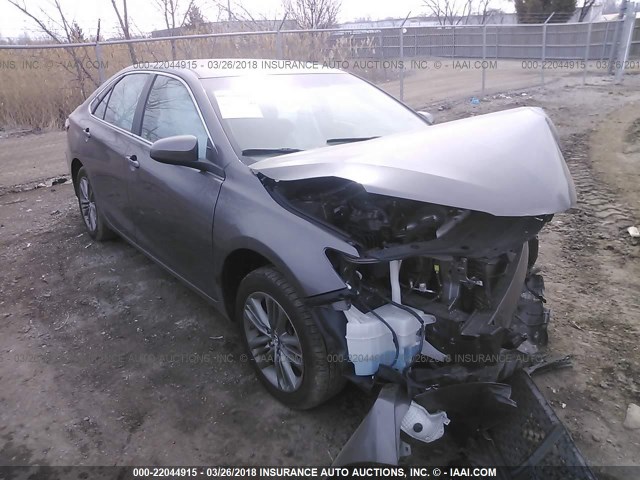 4T1BF1FKXHU346921 - 2017 TOYOTA CAMRY LE/XLE/SE/XSE GRAY photo 1