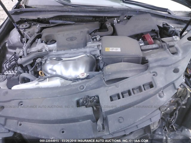 4T1BF1FKXHU346921 - 2017 TOYOTA CAMRY LE/XLE/SE/XSE GRAY photo 10