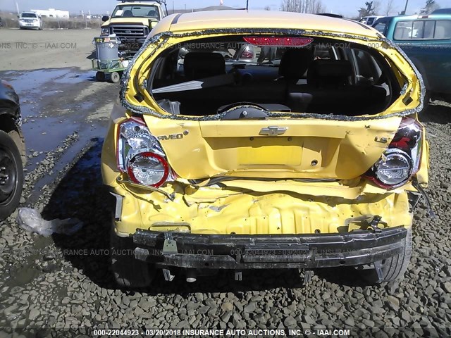 KL1TD66E49B614887 - 2009 CHEVROLET AVEO LS/LT 黄色 照片 6