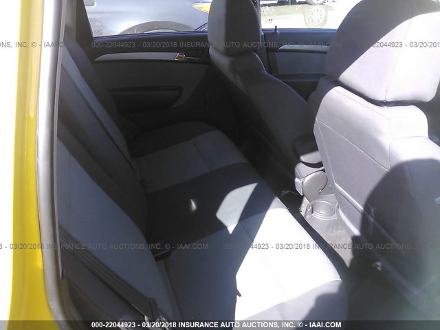KL1TD66E49B614887 - 2009 CHEVROLET AVEO LS/LT 黄色 照片 8