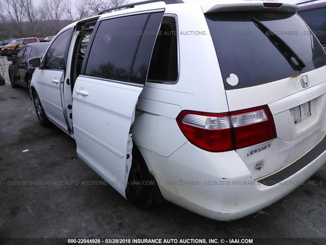 5FNRL38727B425118 - 2007 HONDA ODYSSEY EXL თეთრი ფოტო 3