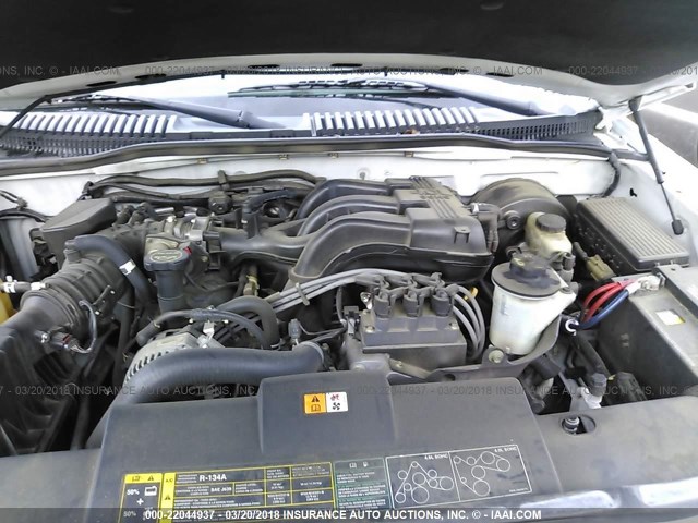 1FMZU62KX4ZA26695 - 2004 FORD EXPLORER XLS/XLS SPORT WHITE photo 10