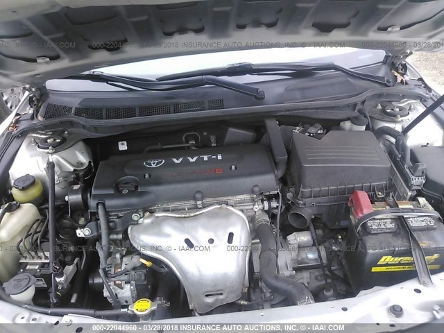 4T1BE46K59U895075 - 2009 TOYOTA CAMRY SE/LE/XLE Серебристый фото 10