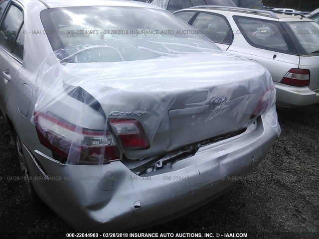 4T1BE46K59U895075 - 2009 TOYOTA CAMRY SE/LE/XLE SILVER photo 6