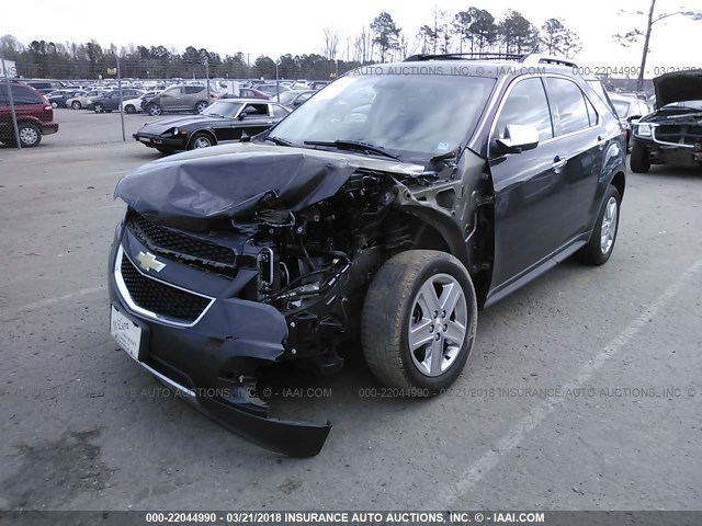 2GNALDEKXF6110882 - 2015 CHEVROLET EQUINOX LTZ GRAY photo 6