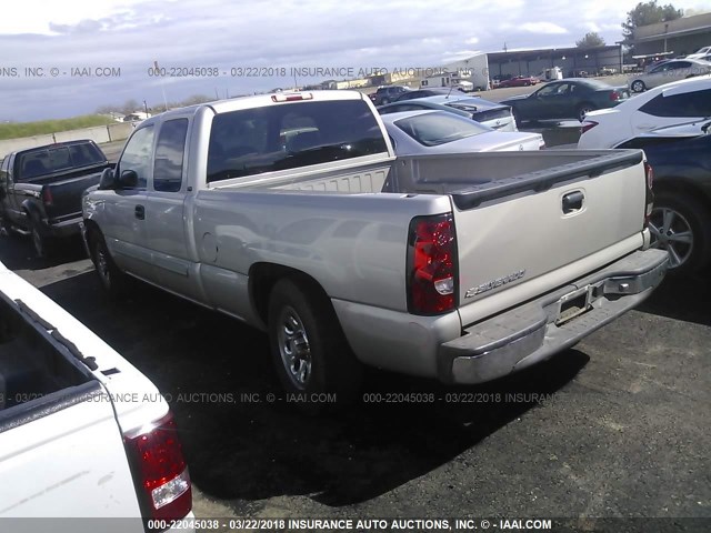 1GCEC19V87Z130079 - 2007 CHEVROLET SILVERADO C1500 CLASSIC GOLD photo 3